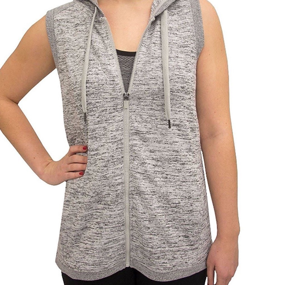 NWT Active Life Womens Hooded w/Petal Back Vest